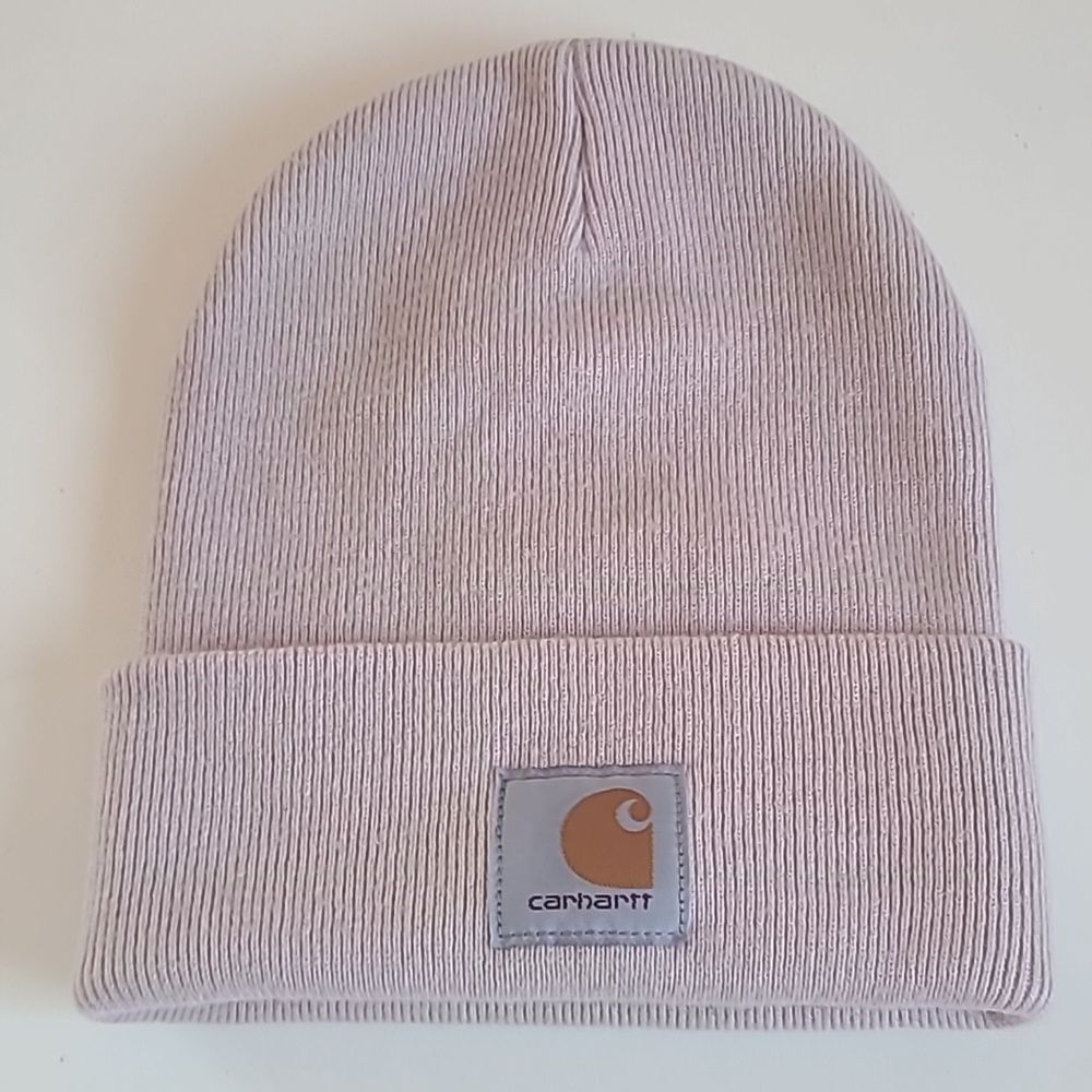 Carhartt Work In Progress Light Lavendar Pink Watch Beanie Hat